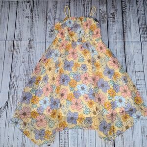 H&M White Elastic Waist Skirt